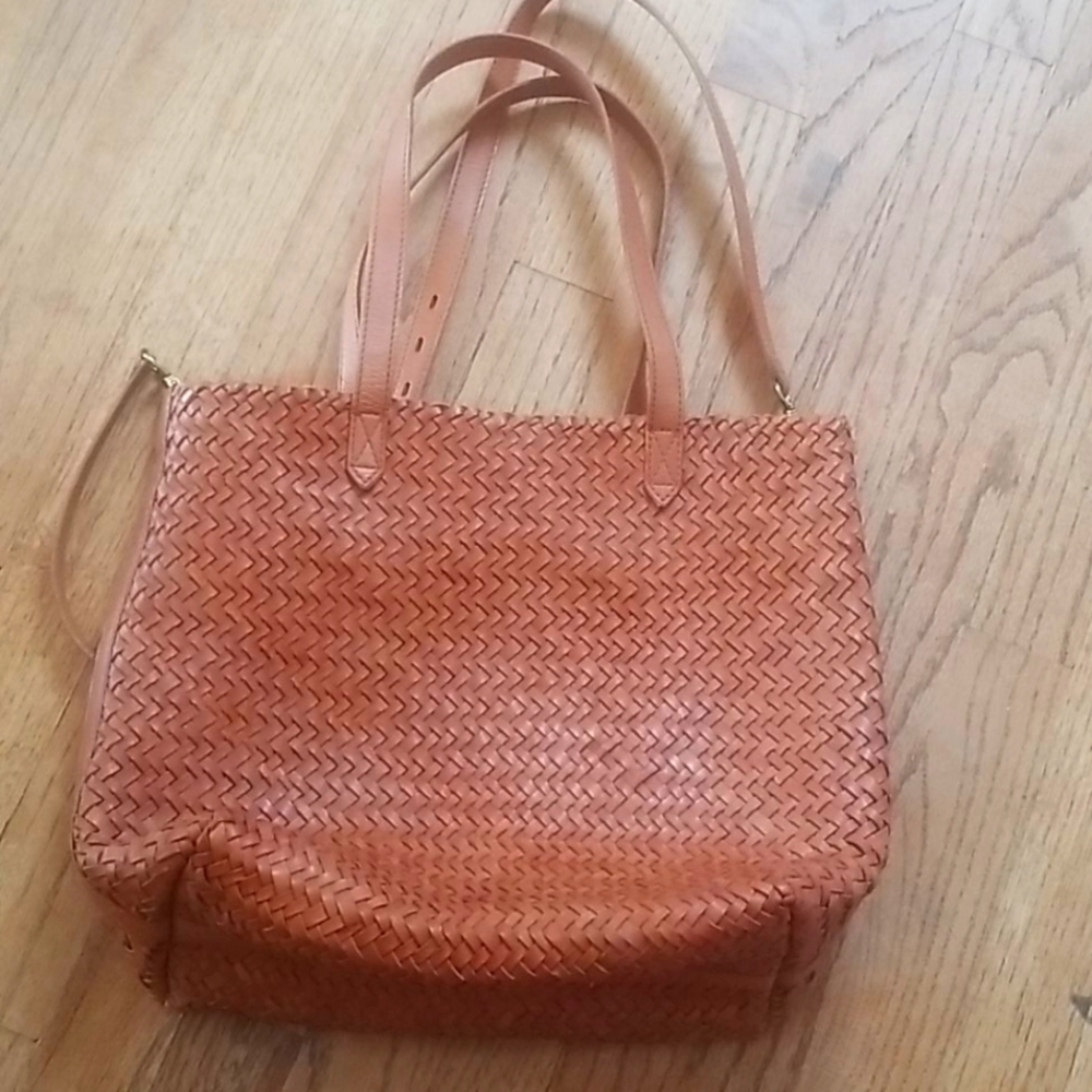 Leather handbag